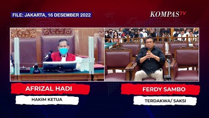 Momen Hakim Tegur Ferdy Sambo: Saudara Selaku Polisinya Polisi, Kenapa Tak Pikir Panjang?