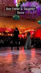 INDIAN FATHER AND DAUGHTER DANCE IN WEDDING