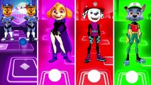 Paw Patrol Teen Titans Team - Marshall - Rocky - Chase - Skye - Tiles Hop EDM Rush