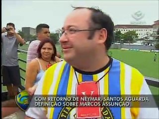 Neymar retorna e Santos espera Assunção