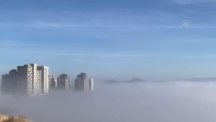 Başkentte sis etkili oldu