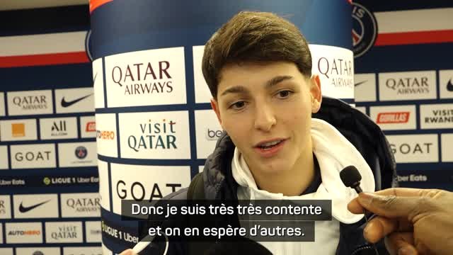 PSG (F) - De Almeida sur son but : Je suis très très contente et on en espère d'autres