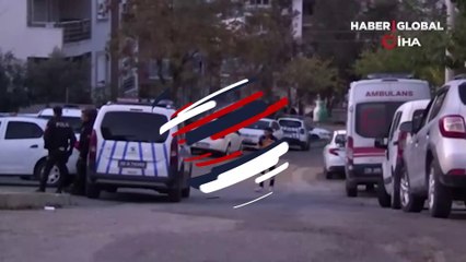 İzmir'de hareketli anlar, bıçakla karısını rehin aldı
