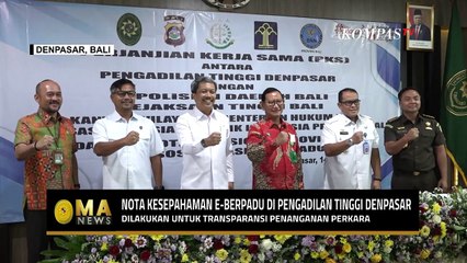 Penandatanganan Nota Kesepahaman dan Sosialisasi E-Berpadu - MA NEWS