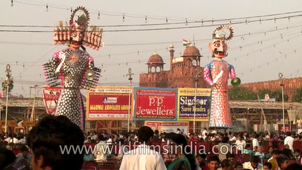 Lord Ganesha's idol at Dussehra festival in Red Fort