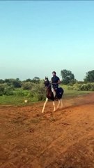 Horse riding in first time in my life