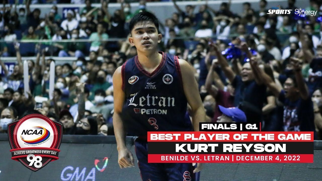 NCAA Season 98 Finals Game 1 | Best Player: Kur...