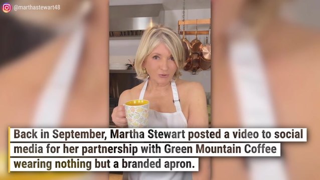Martha Stewart Poses In Only An Apron In Viral Video, And The Fans Are Responding
