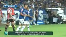 Tinga nega mala branca no Cruzeiro