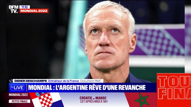 Didier Deschamps: Quand on a l'opportunité ou le privilège de jouer plusieurs finales, ça aide forcément
