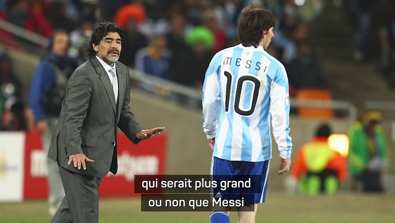 Argentine - Zabaleta veut arrêter d'opposer Maradona à Messi : "Profitons de la joie d'avoir deux des meilleurs joueurs de l'histoire"