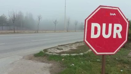 Afyonkarahisar sisli havaya uyandı