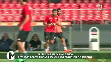 Reforços podem ajudar a manter boa sequência do Tricolor