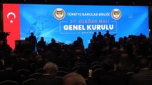 Türkiye Barolar Birliği 37. Olağan Mali Genel Kurulu, Çanakkale'de yapıldı