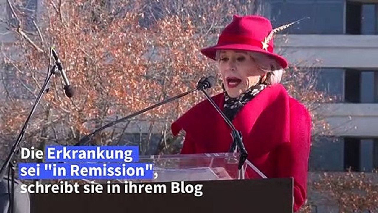 Jane Fondas Krebserkrankung ist 'in Remission'