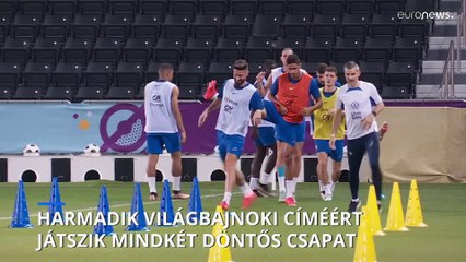 Harmadik világbajnoki címéért játszik mindkét döntős a katari foci vb-n