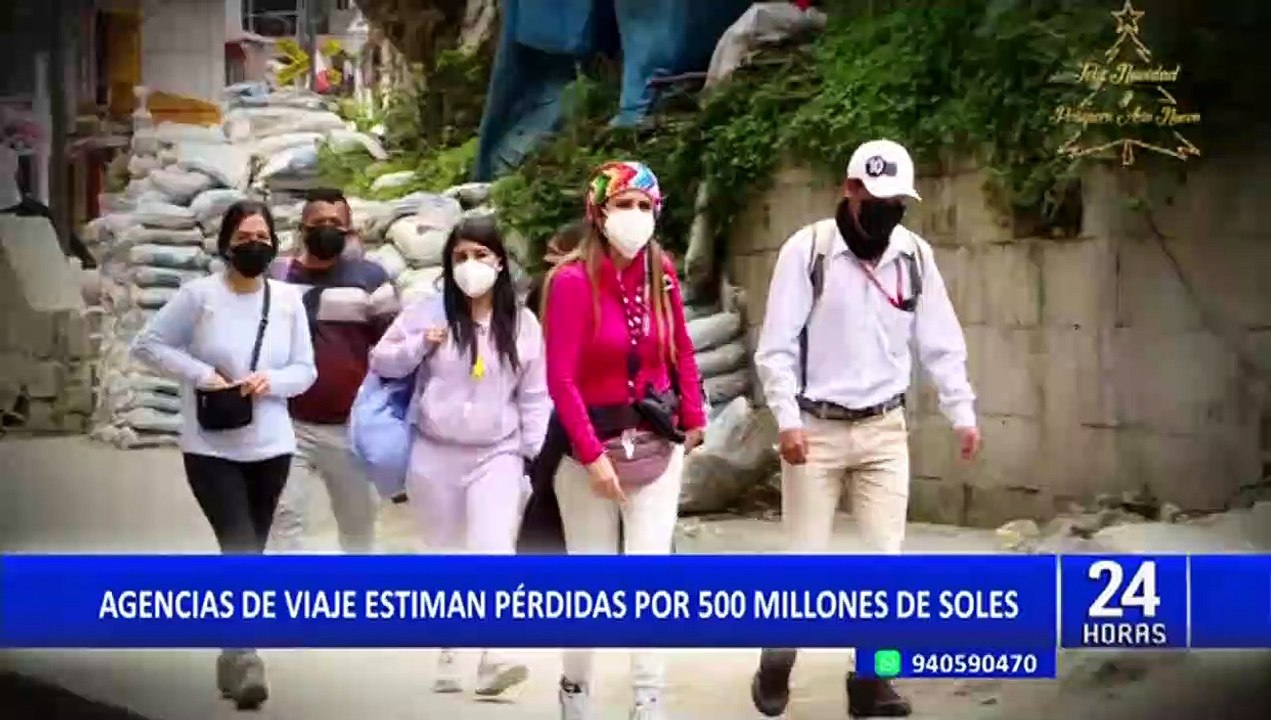 Agencias de viaje estiman pérdidas por 500 millones de soles debido a convulsión social