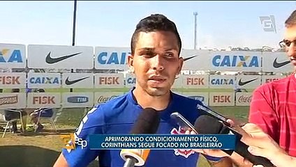 Corinthians treina focado na volta do Brasileiro