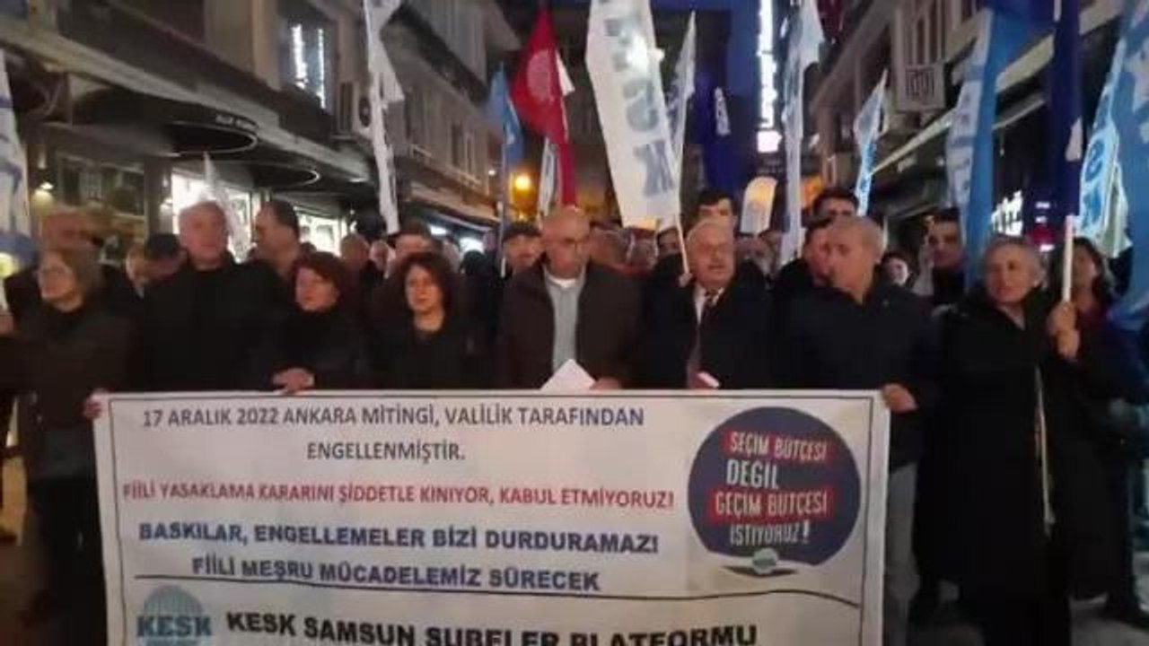 Kesk Samsun Şubeler Platformu: "Evet, 'Ülkede Market Rafları Dolu.' Ama Ceplerimiz Boş. Evet, 'Çarklar Dönüyor.