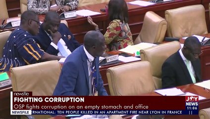 Download Video: Fighting Corruption: OSP fights corruption on an empty stomach and office -  Newsfile with Samson Lardi Anyenini on JoyNews (17-12-22)