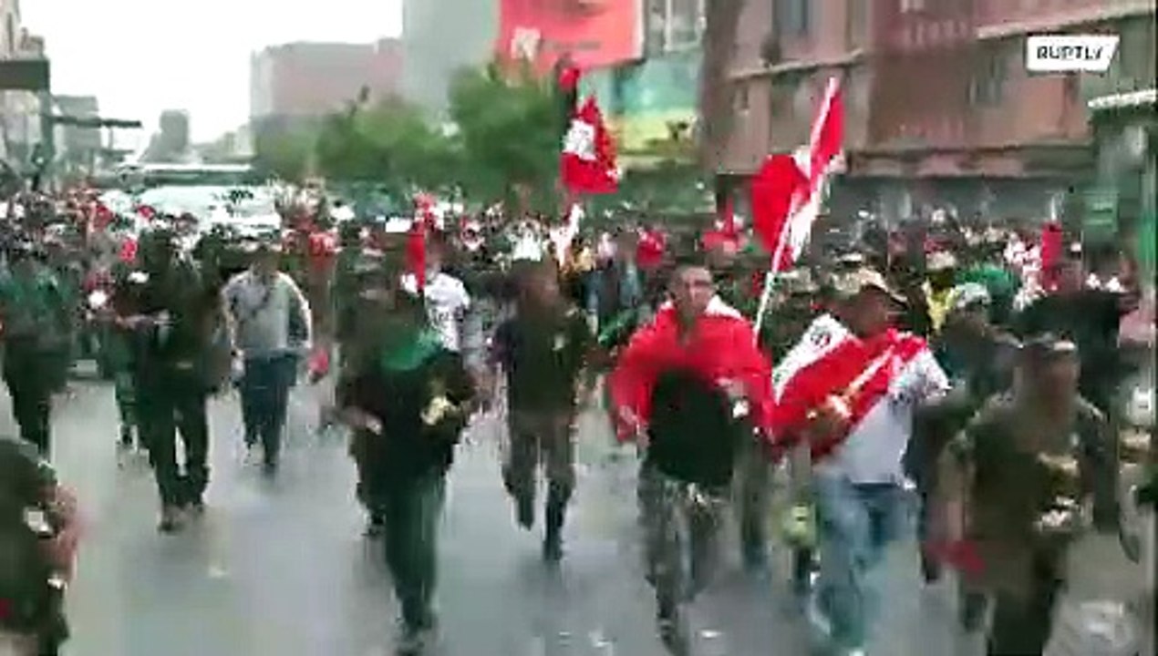 Disturbios en Perú