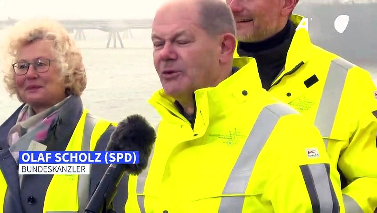 Scholz: mit flüssiggas werden wir von russischen pipelines unabhängig