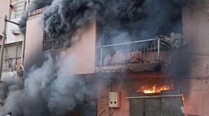 İzmir’de sünger atölyesinde yangın