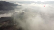 Bolu'da kartpostallık sis manzaraları