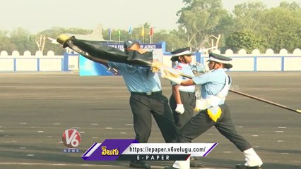 Air Force Combined Graduation Parade _ IAF Academy Dundigal _ Hyderabad _ V6 News