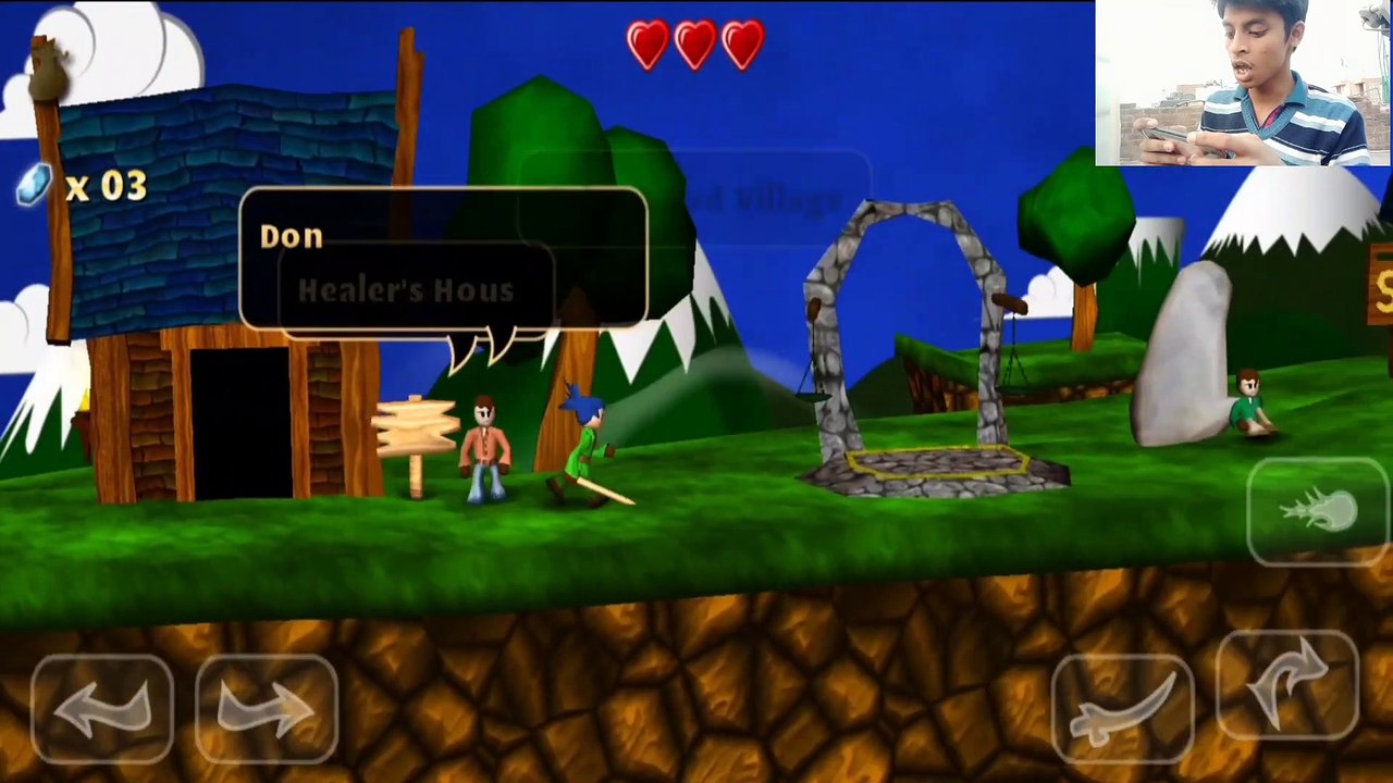 Best Popular Adventure Game for Android Under 40MB | Start A New Journey Swordigo #1