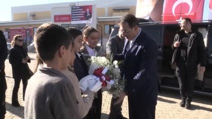 Bakan Dönmez Ömerli'de doğalgaz verme törenine katıldı