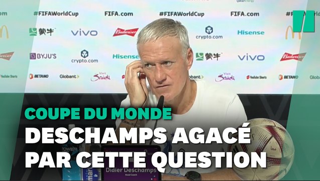 France-Argentine : Deschamps agacé par une question sur Benzema