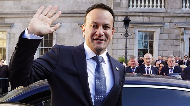 Leo Varadkar becomes Ireland’s taoiseach as Micheál Martin steps down