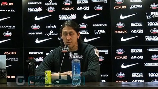 Corinthians veja como foi a coletiva com o goleiro Cássio