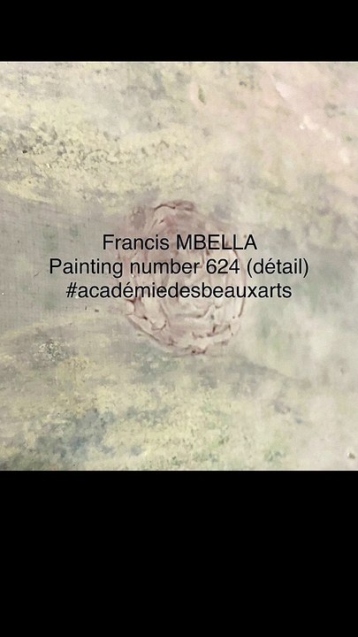 Francis MBELLA painting number 624 (détail)