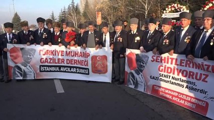 KAYSERİ'DE TERÖR SALDIRISINDA ŞEHİT OLAN 15 ASKER ANILDI