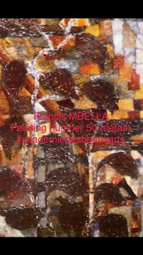 Francis MBELLA painting number 50 (détail)