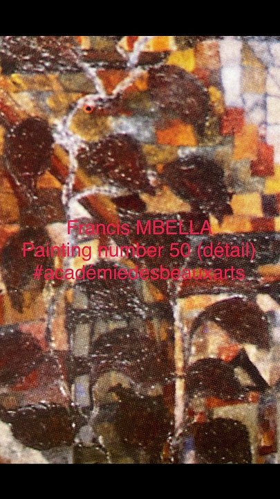 Francis MBELLA painting number 50 (détail)