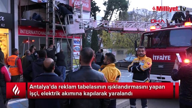 Babası elektrik akımına kapıldı! 10 yaşındaki kızı endişeyle izledi