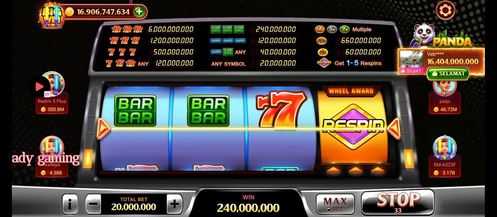 slot 777 Higgs domino