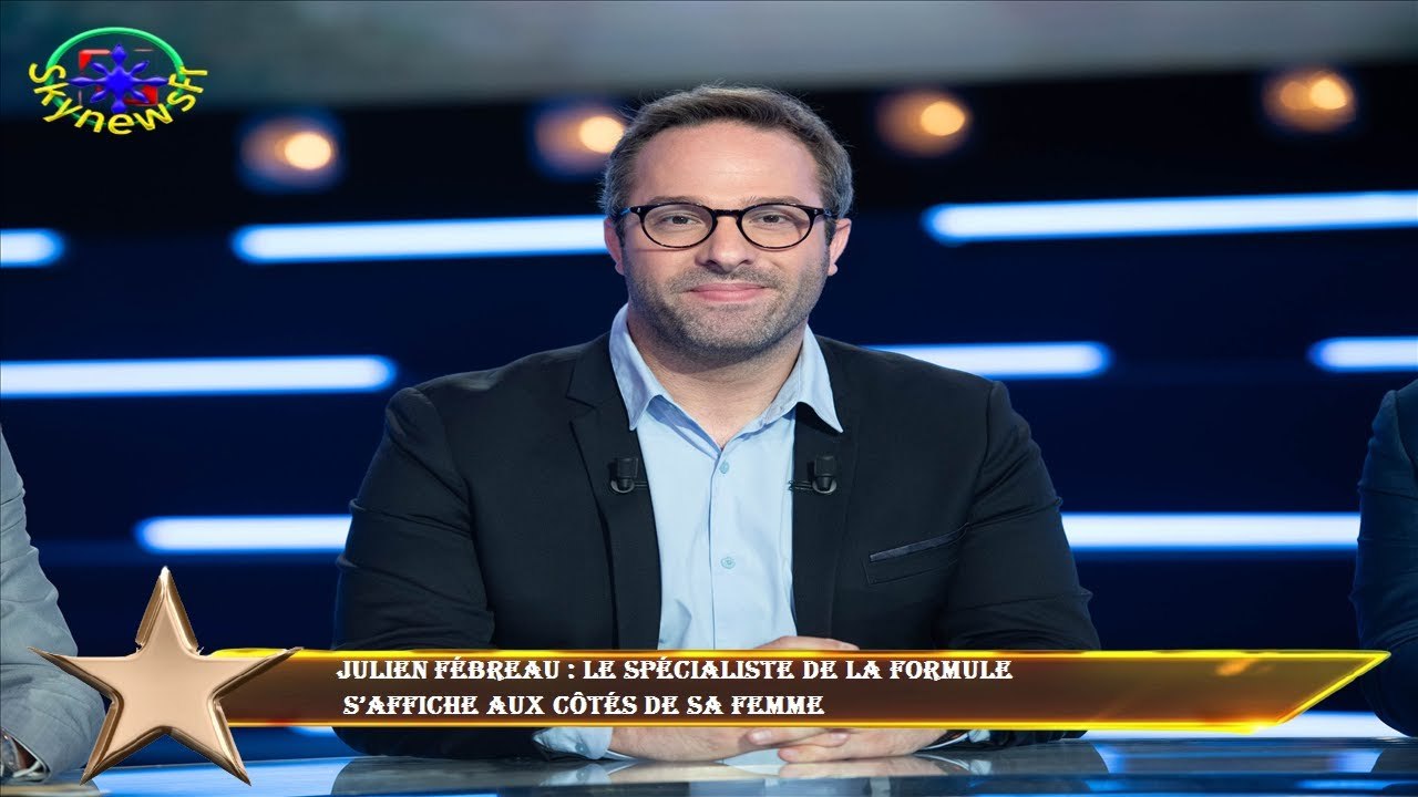 Julien Fébreau : le spécialiste de la Formule  s’affiche aux côtés de sa femme