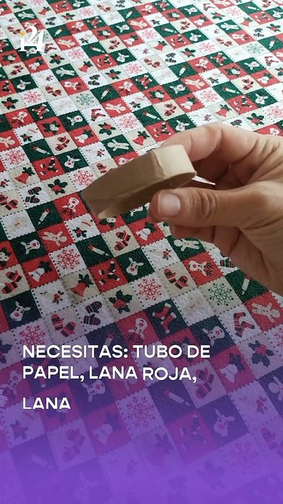 Santa para decorar tu arbolito de Navidad