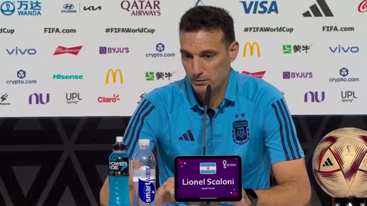 Scaloni: "wir haben die besten fans der welt"