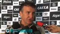 Coletiva do técnico Cuca após empate do Santos com o Ceará
