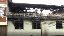 Grave incendio en Manizales: cuatro personas murieron en el barrio San Joaquín