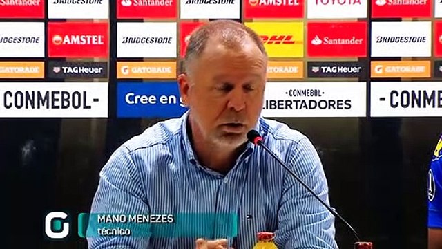 Coletiva do técnico Mano Menezes após vitória do Cruzeiro sobre o Flamengo