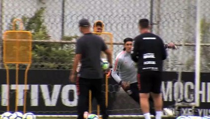 Imagens do treino do Corinthians desta quarta-feira
