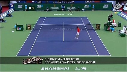 Djokovic vence Del Potro e conquista o bi do Masters 1000 de Xangai