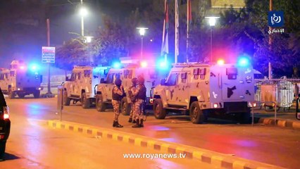 الأمن يتعامل مع مظاهر احتجاج في وسط العاصمة عمان