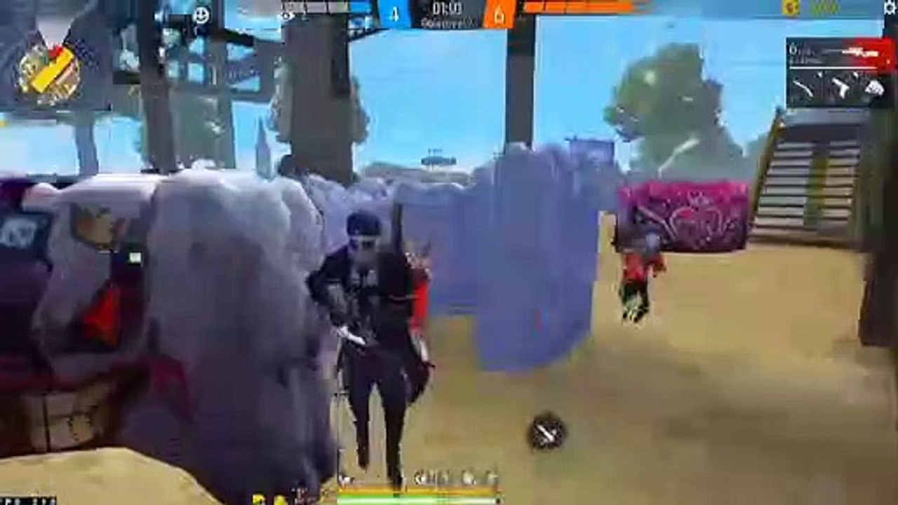 1 VS 6 Insane Clutch  | God Level Gameplay | 1 VS 6 King  Aimbot User or Hacker #freefireshorts